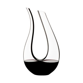 Decantador Riedel Amadeo Black Tie de cristal soplado a mano