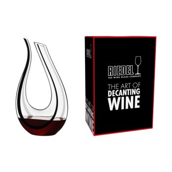 Decantador Riedel Amadeo Figaro edición limitada negro y blanco
